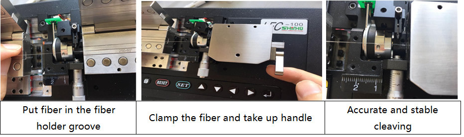 Quick Cutting High Precision Fiber Cleaver / Large Diameter Fiber Cleaver