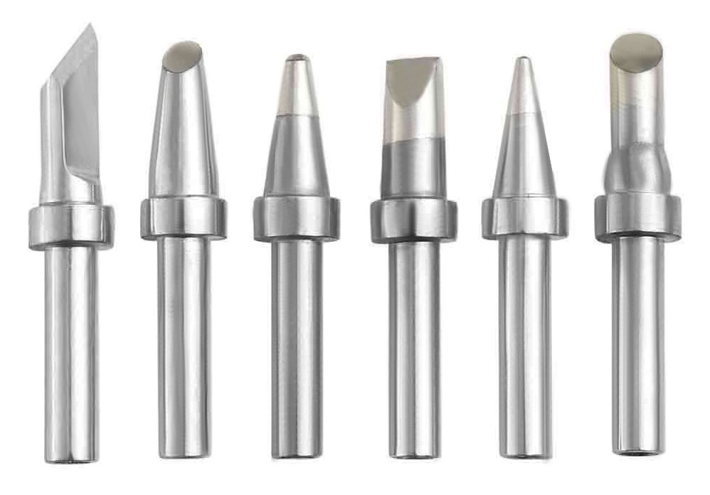 Industrial Durable Copper Soldering Tip , Multipurpose Hakko Soldering Iron Tip