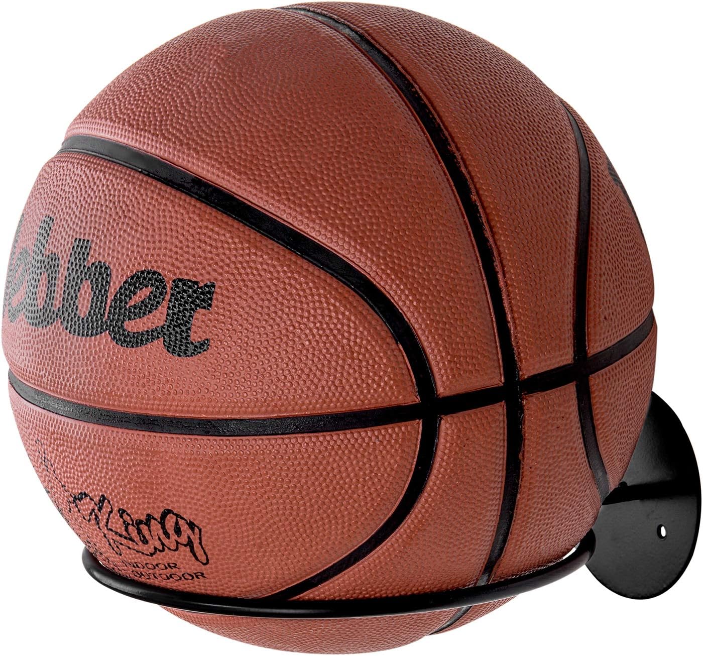 Wall Mounted Sports Ball Display Holder for Basketball Soccer Football and Volleyball