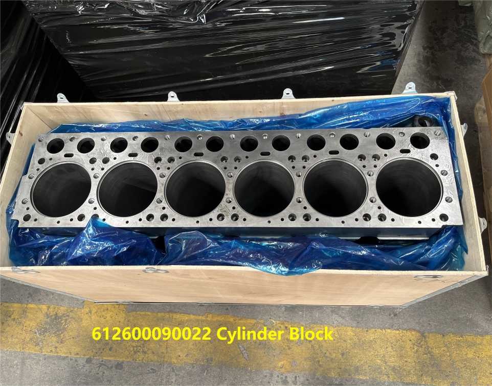 612600090022 Cylinder Block Shacman Truck Parts