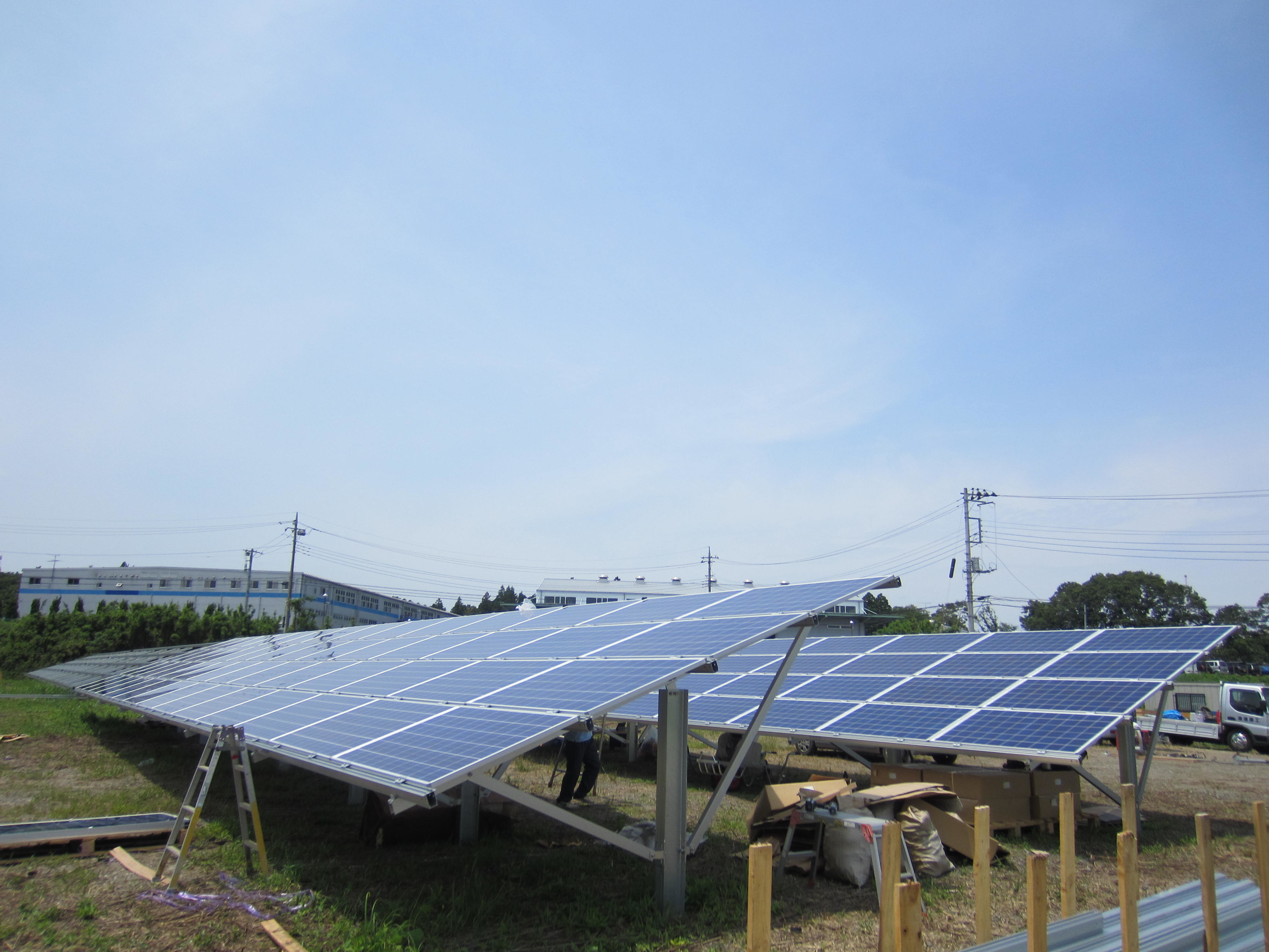 Few Solar Ground Mount System Penetration Steel Single H - Beam Pole