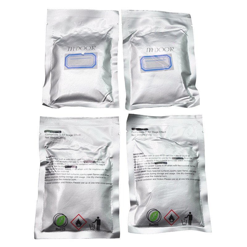 Consumable Material Titanium Powder for Cold Pyrotechnics Fountain Spark Machine