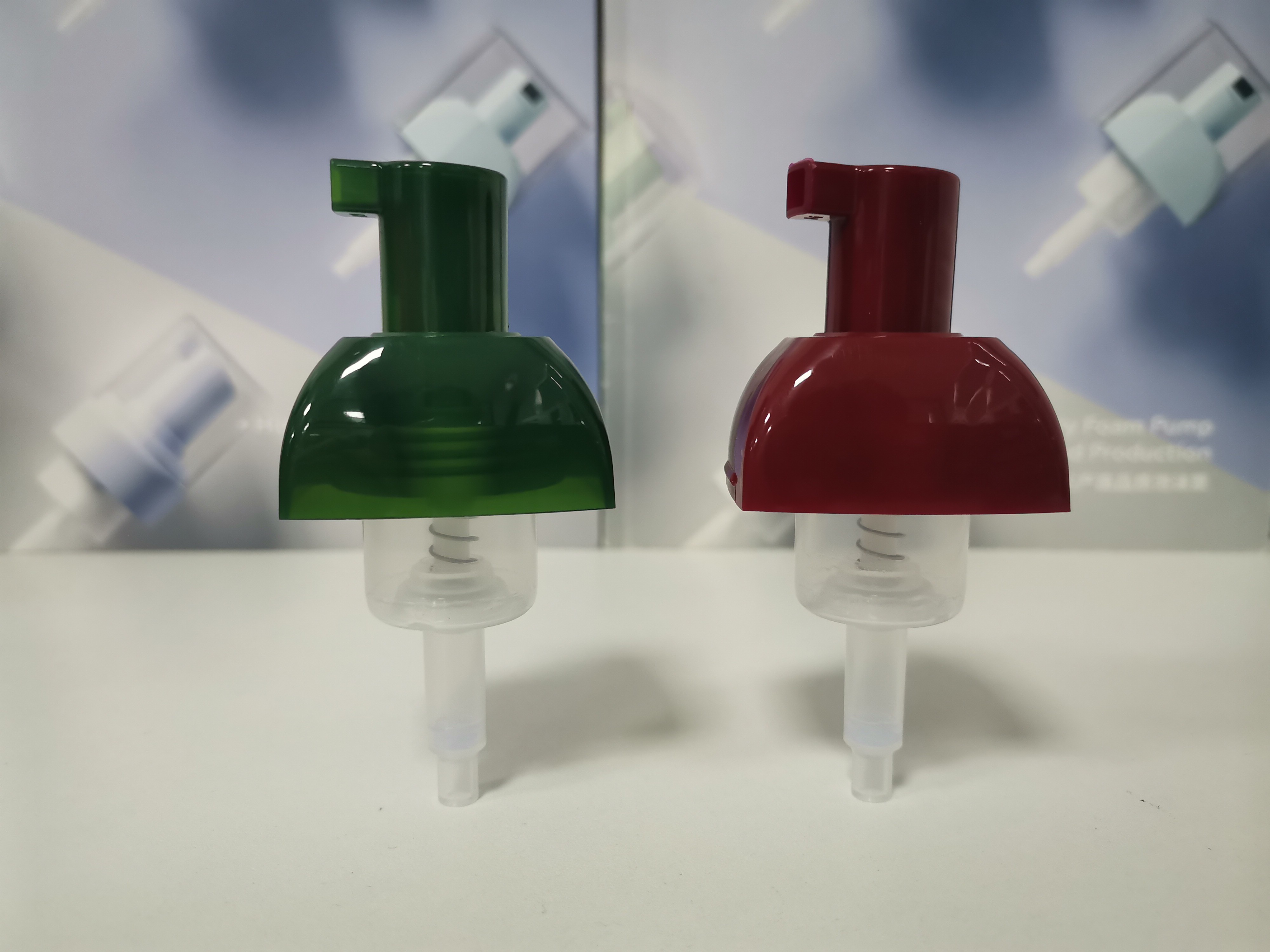 Mini Foam Pump For Dispensing Cream With Colorful Design And 0.4cc Output