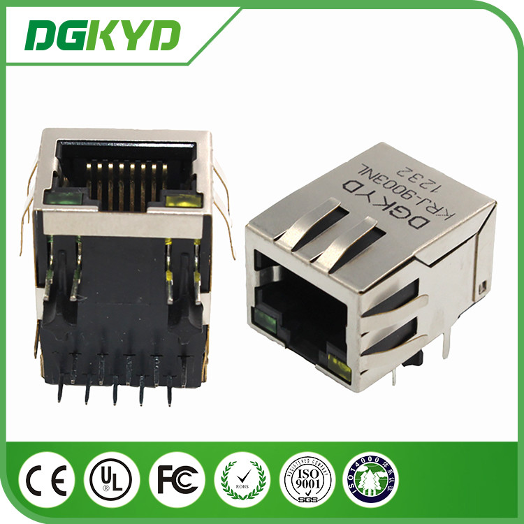 PoE+ RJ45 Connector with internal isolation Transformer module for Industrial application