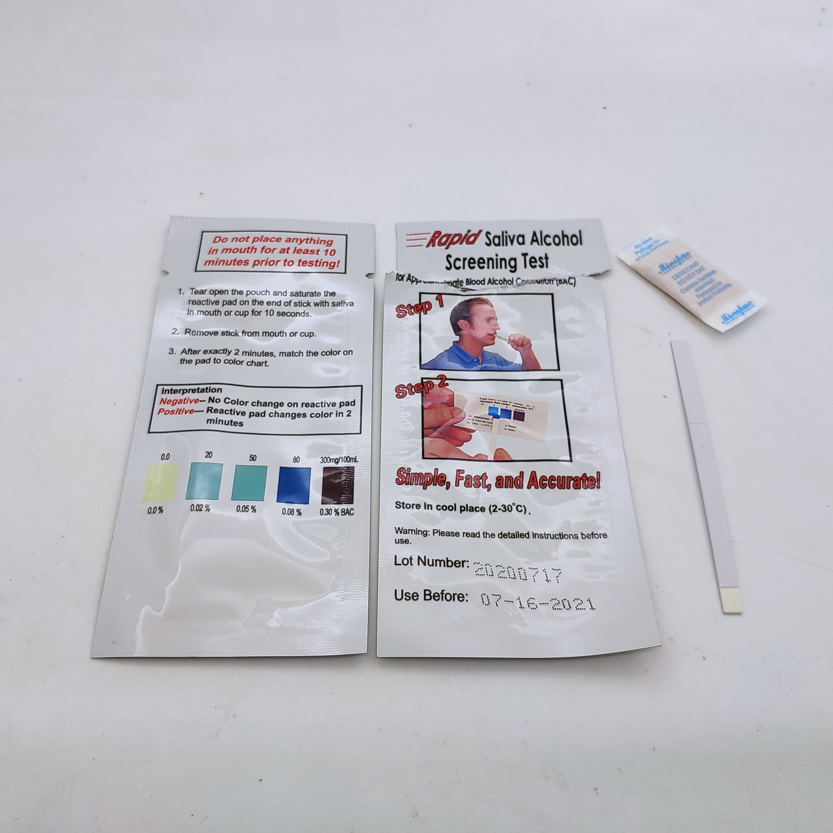 Fast Saliva Alcohol Test Strips Accuracy Self Test At Home