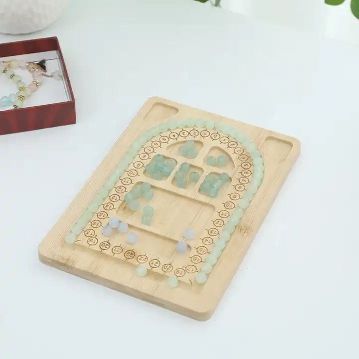 Bamboo Bead Design Board Tray Jewelry Making Bead Board Bracelet Making DIY Wooden Bespoke Logo