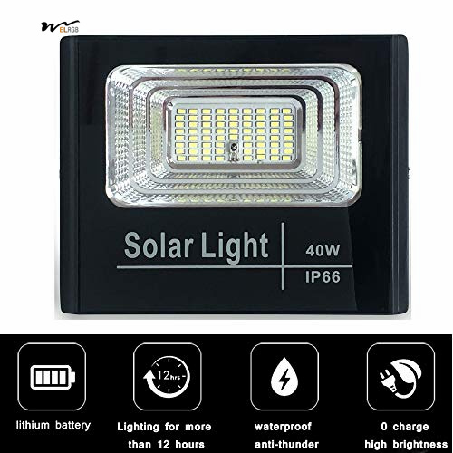 Solar Street Light 2-Piece LED Landscape Lamp Column with Long Lifespan of 50000 Hours