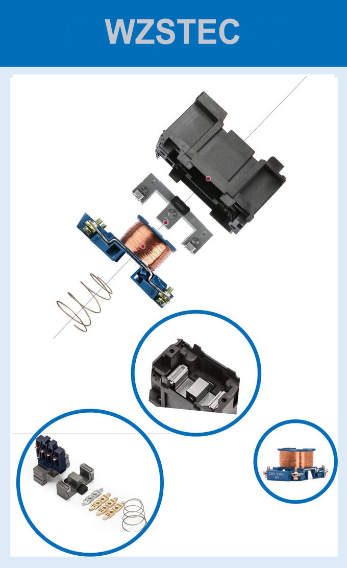 CE Certification Small Motor Starter Contactor 60Hz Fire References ac magnetic contactor