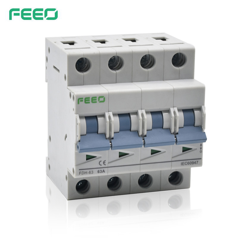 1200VDC DC Mini Isolator Switch 4P For Solar Power Distribution