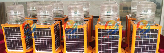 Remote Control Solar Powered Lights / Warning Light Led Steady - Burning Mode