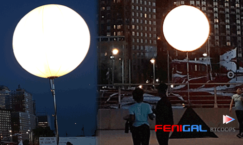 High Brightness Inflatable Moon Event Lighting Balloon 480W AC LED Lamp Beads Light Up Your Night Sky