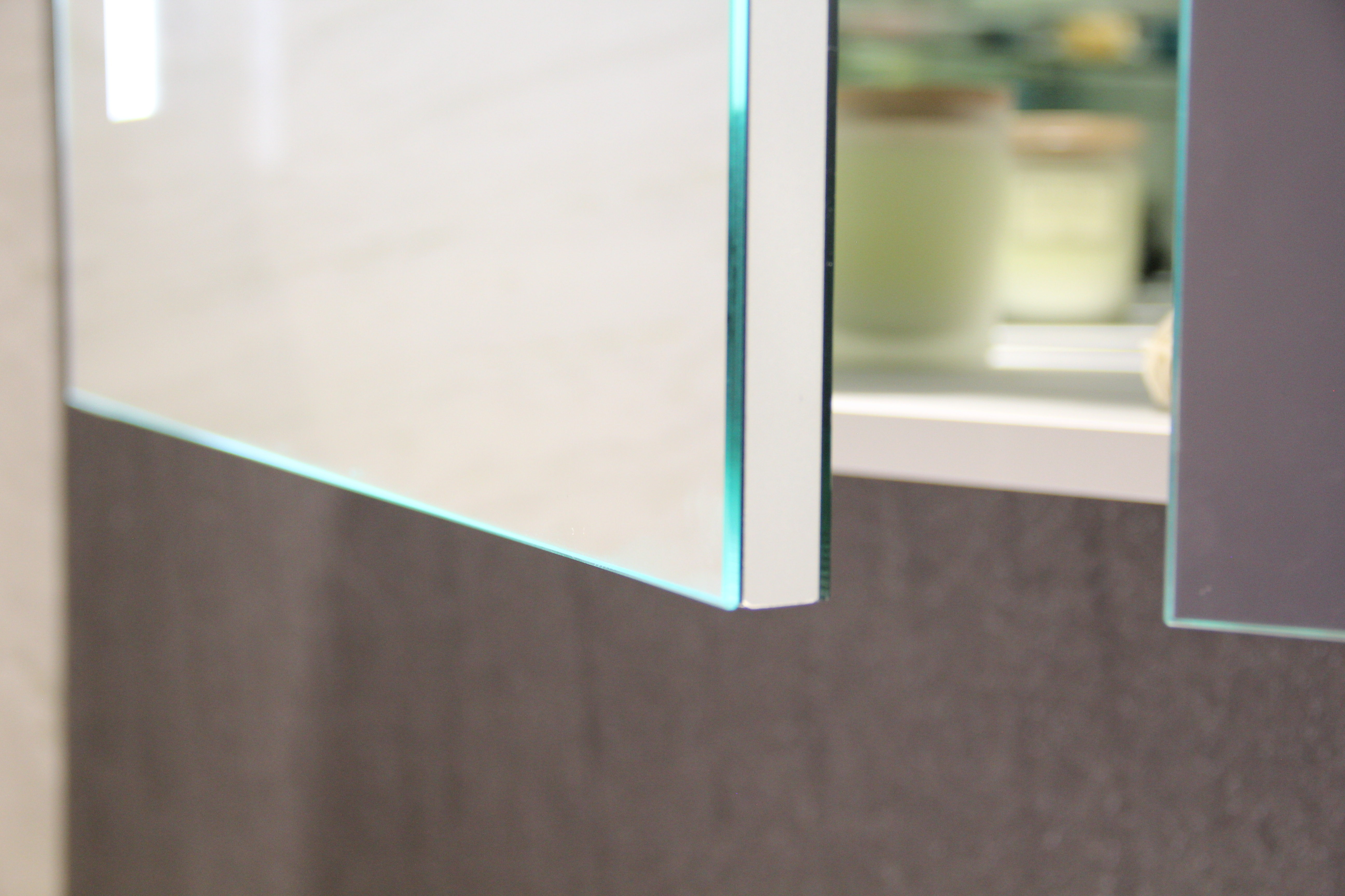 Smart Light Up Medicine Cabinet Mirror Double Side Long Lasting Dimmable brightness