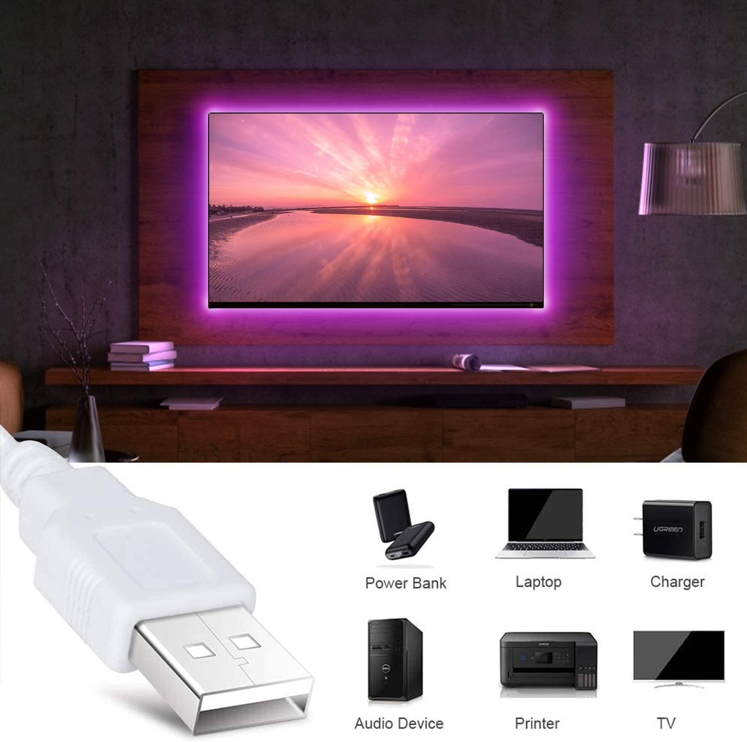 5M 3M DC 5V 12V Smart 5050 RGB LED Strip With IR Wifi Auto Lighting Systems