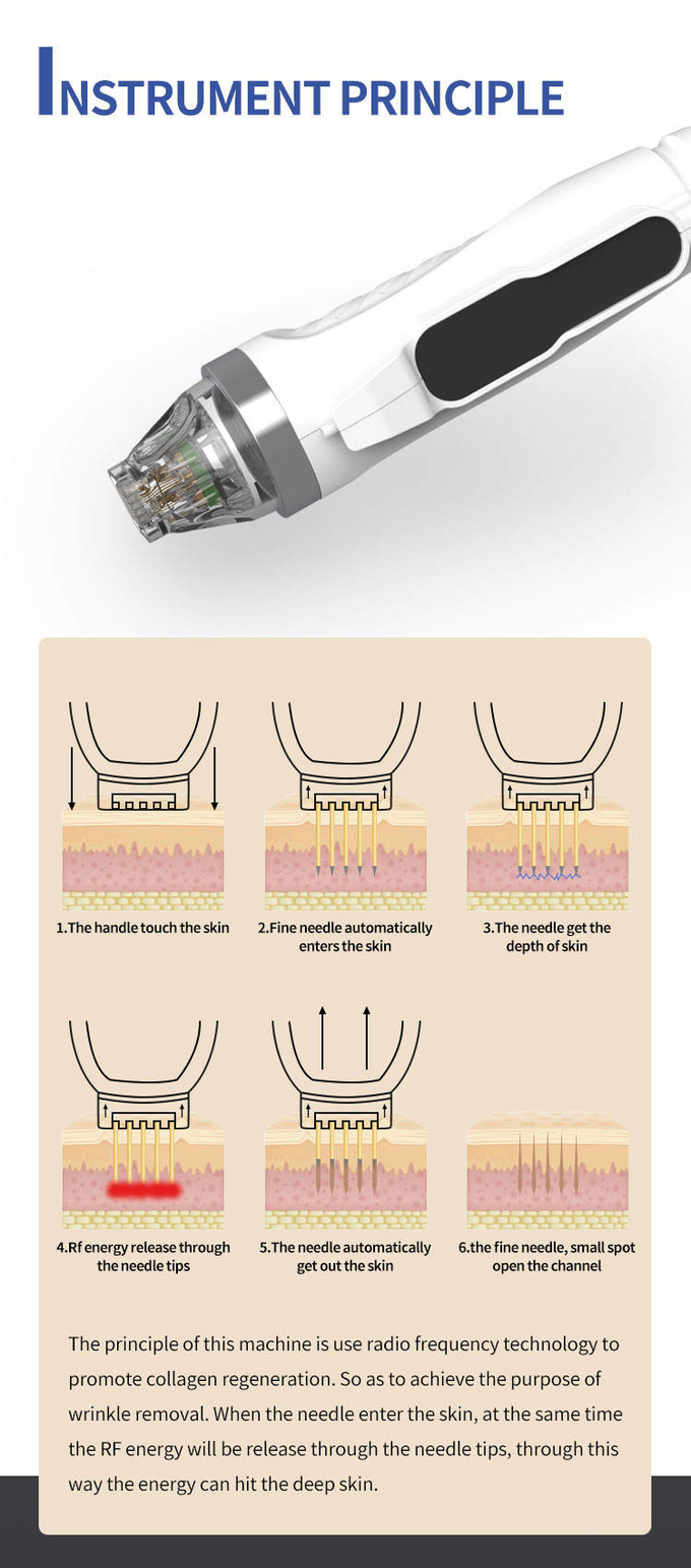 Thermolift Fractional RF Microneedling Machine 60Hz non surgical facelift machine