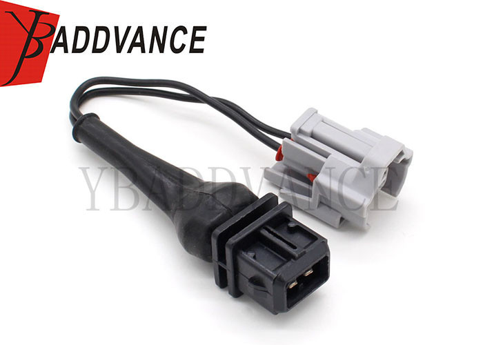 Rubber Boot Auto Wiring Harness Plugs 2 Pin Nippon Denso Female To EV1 For Car