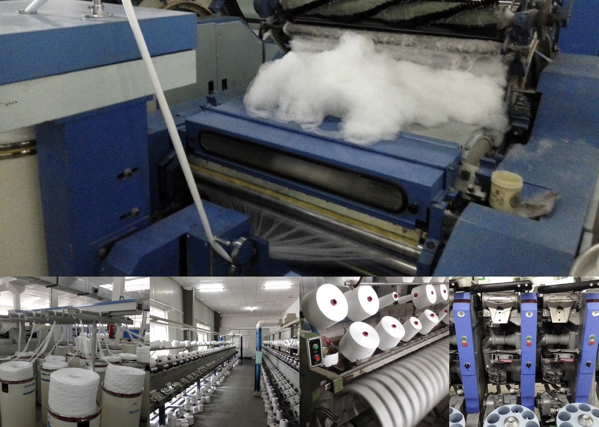 High Tenacity 40/2 Raw White Plastic Cone Spun Cationic Polyester Yarn