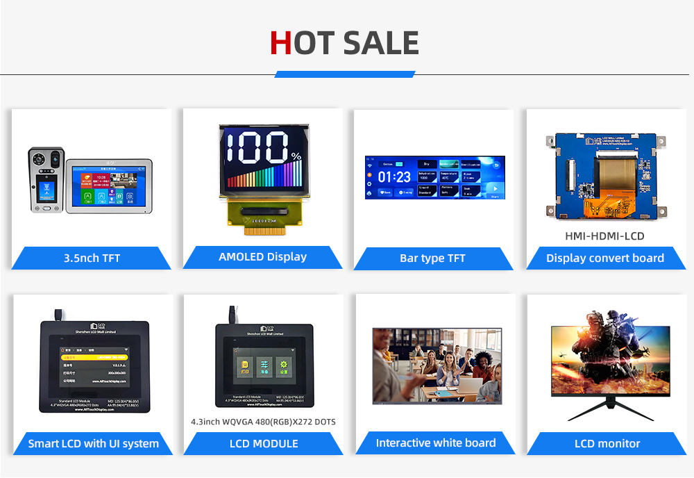 16.7M Color Bar Type LVDS TFT Display 500 Nits With LVDS Interface