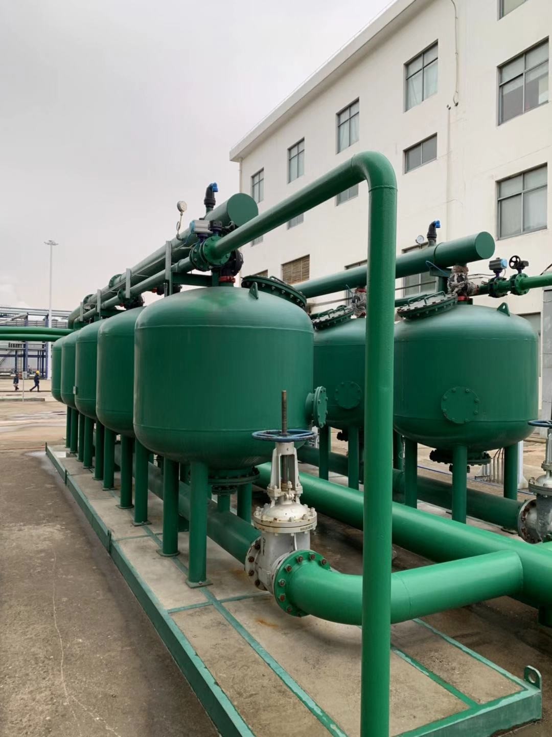 Stainless Steel Media Filter System Reverse Osmosis Membrane Sand Water Separator