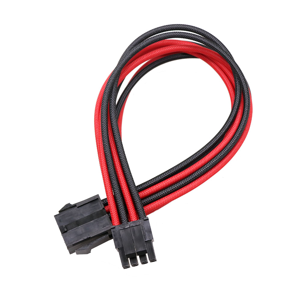 Hot Sale Power Supply ATX Braided Nylon Sleeved extension Cable 18AWG
