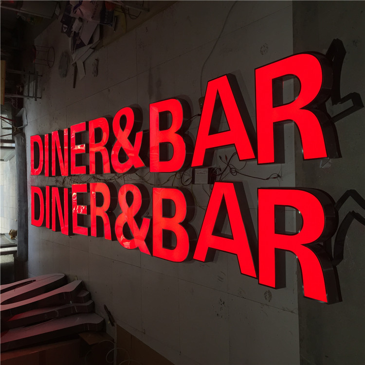 High Recyclable Attractive Luminous Acrylic Words For Wall Easy To Maintain