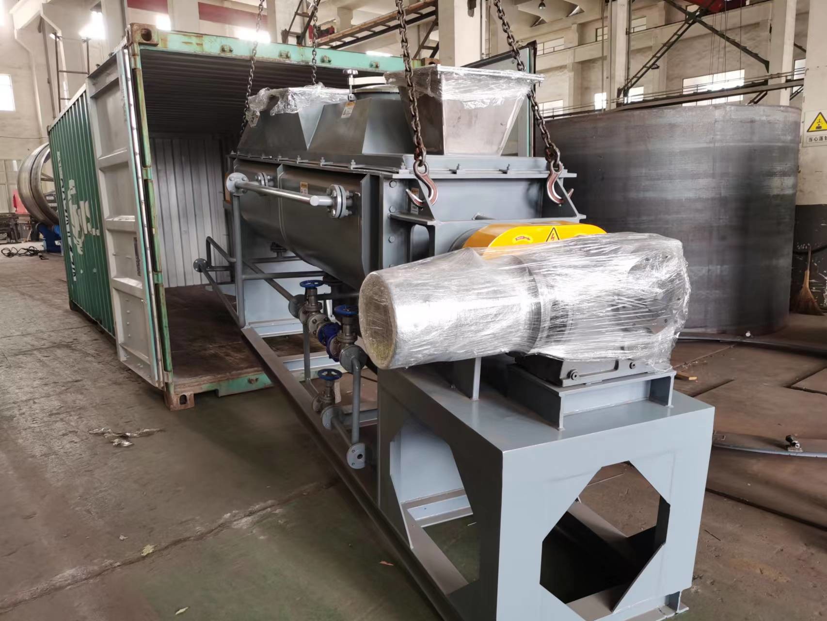 Sludge Hollow Paddle Dryer 2.2-95KW Effective Drying Solution With OEM Service