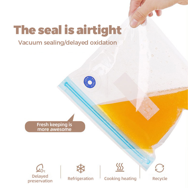 Transparent Best Sale PA PE Plastic Zip Sealer Space Saver Bag Vacuum Travel Compressed Flat Vacuum Storage Bag