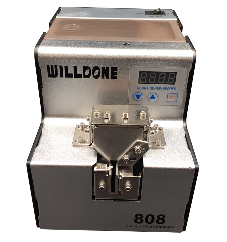 Rail Adjustable Auto Screw Feeder , Small Screw Feeder With Display