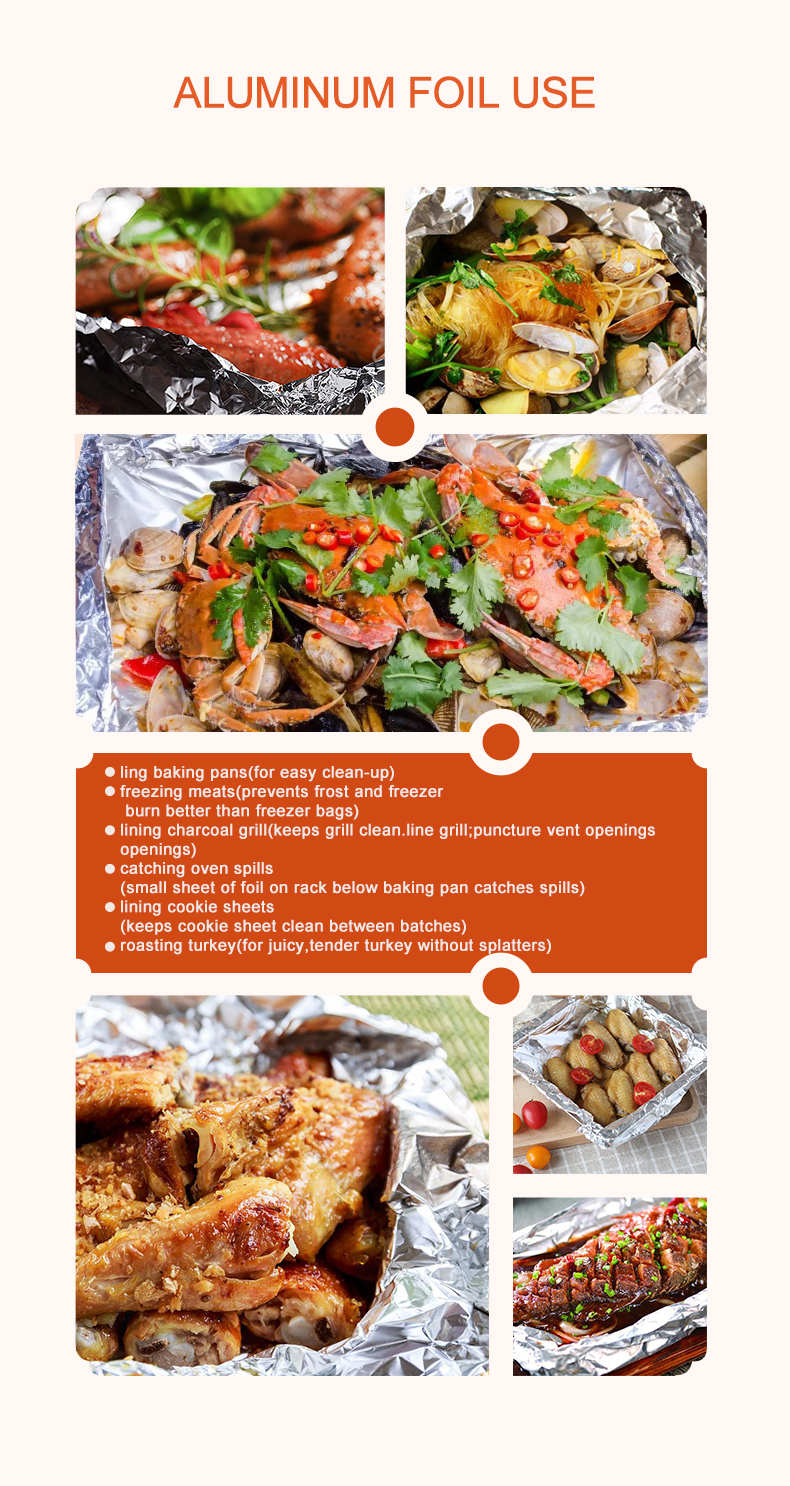 Environmental Friendly Aluminum Foil Container for Square Food Carry Out Baking Tray