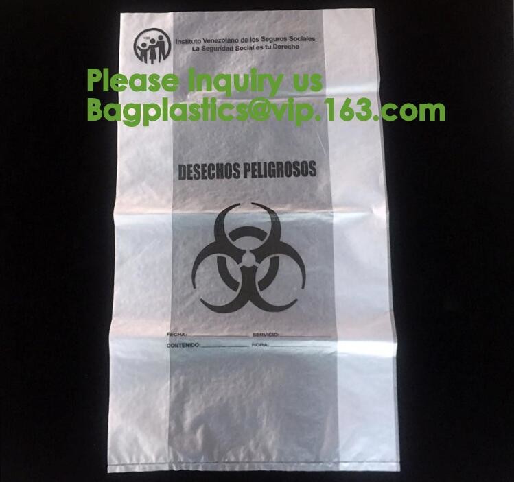Lab, Hospital, Healthcare, Safety, Infectious, Medical Waste Disposal Warning Label Sterilization Indicate