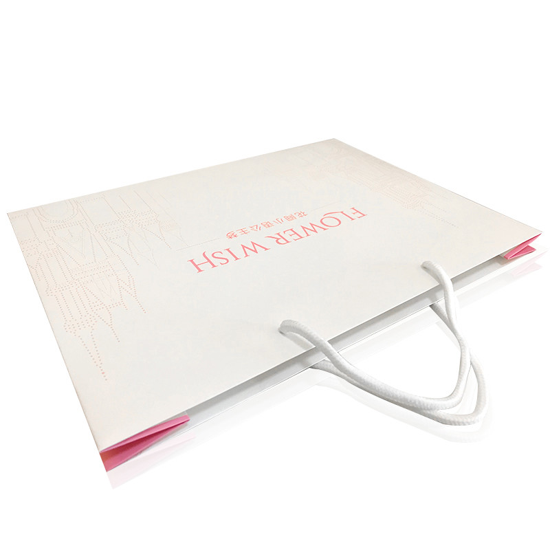 Handmade 16x6x12'' Paper Bags Cosmetic Kraft Christmas Gift Bags