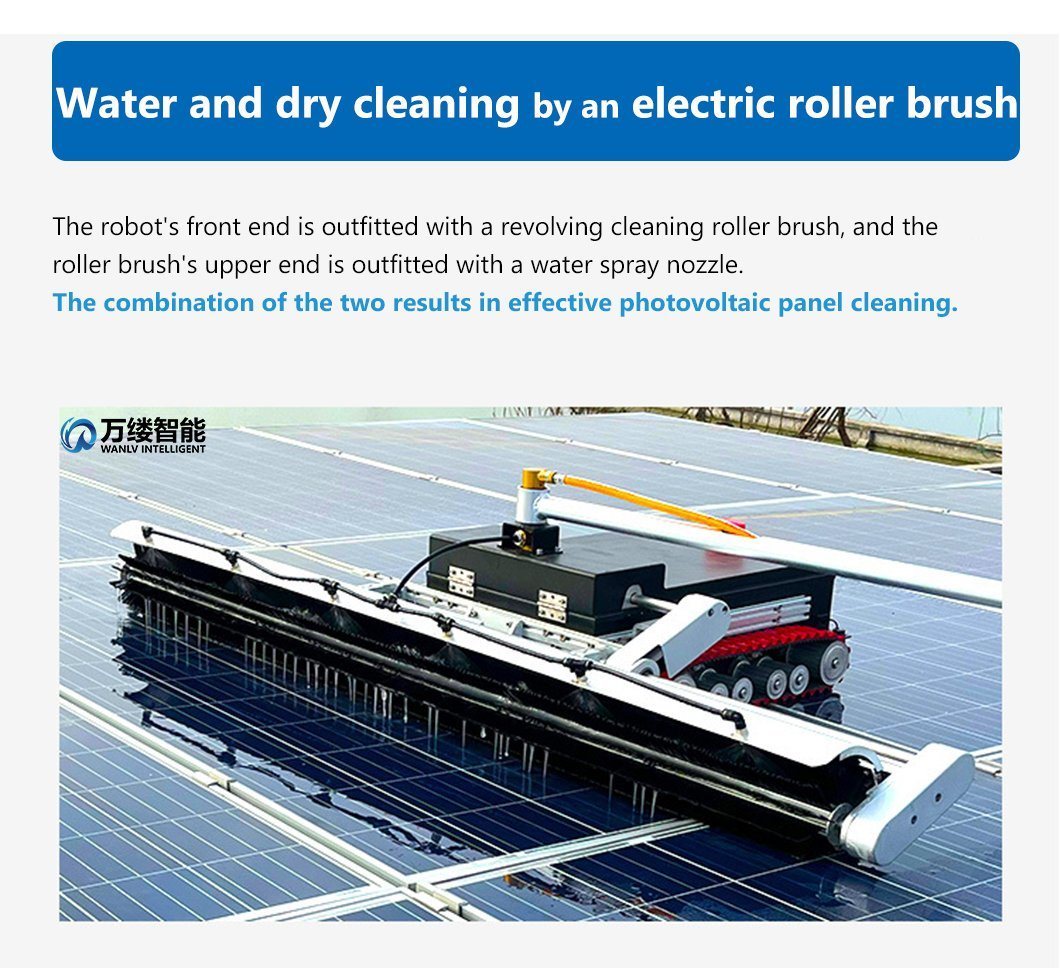 High-Quality Automated Cleaning Machine Solar Panel Cleaning Robot Kit for Maintenance Photovoltaic Panels