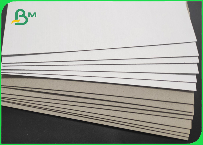 One Side White Laminated Thick Paper Cardstock 1000gsm Grey Back