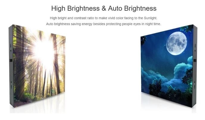 IP65 960x960mm Curved Energy Saving LED Display Exterior Led Panels