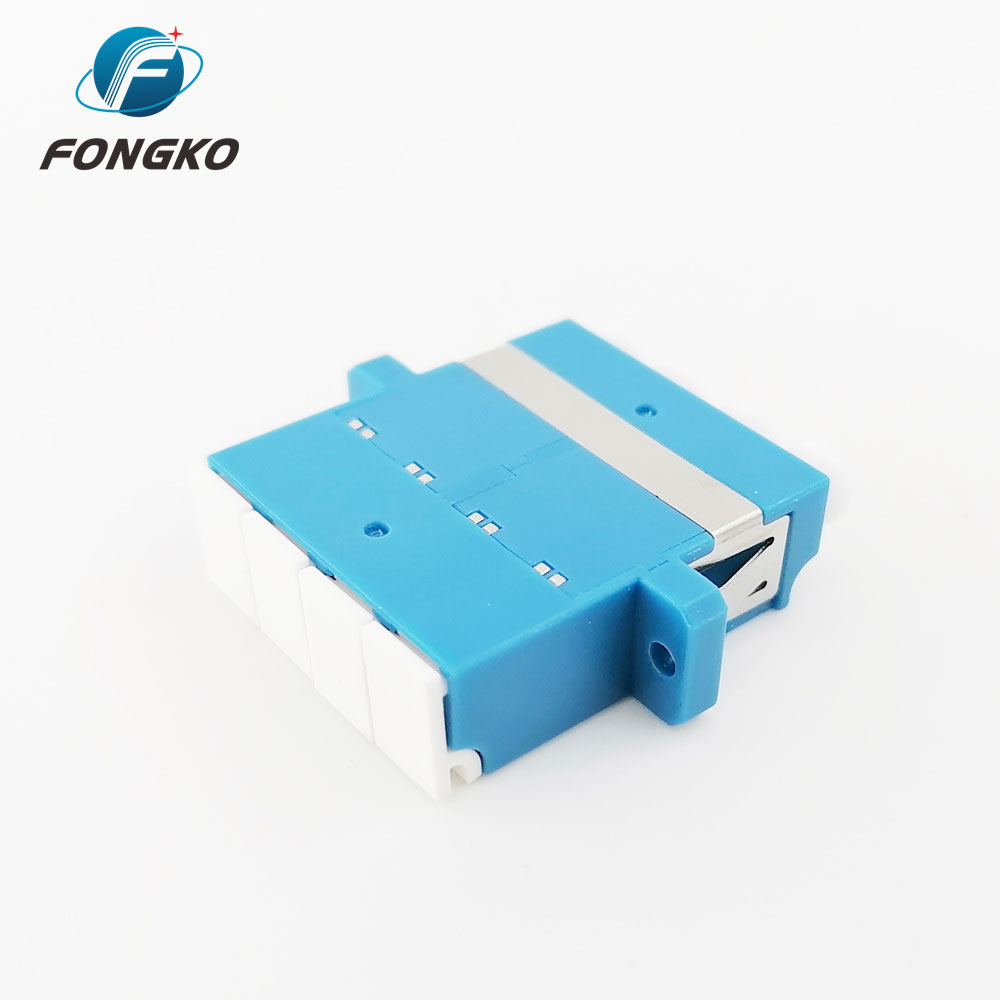 1550nm Singlemode Blue Fiber Optic UPC LC Connector Adapter
