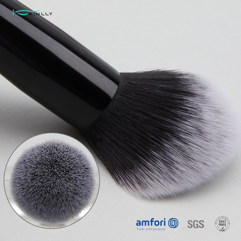 1pcs Aluminum Ferrule Portable Powder Brush For Face