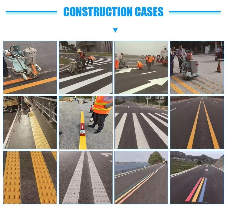 Continuous Reflective Hot Melt Line Marking Paint Traffic Thermoplastic Road Marking Paint