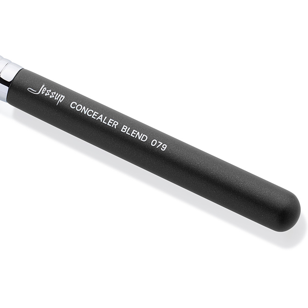 Metal Texture Individual Makeup Brushes Stippling Concealer Blending Brush
