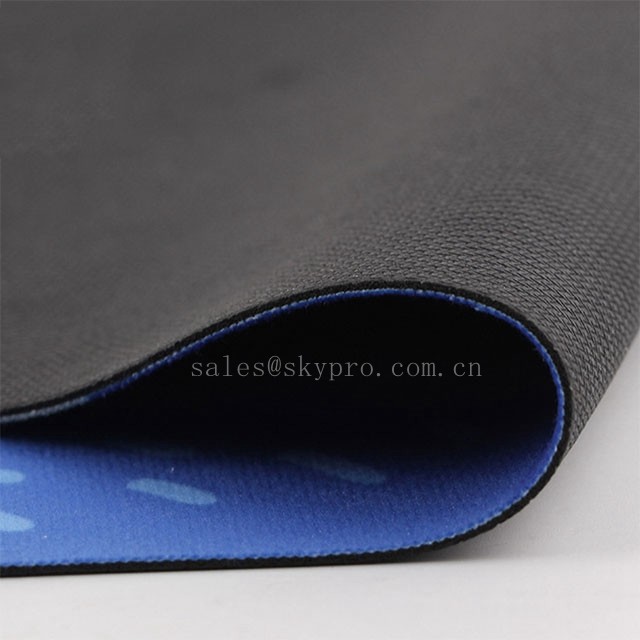 Customized Pattern Natural Rubber Mat / Mandala Printed Meditation Mat