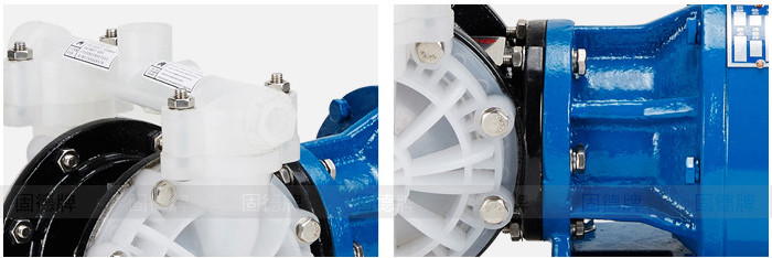 Air Operated Pneumatic Diaphragm Pumps for toxic and volatile fluid transfer PP housing