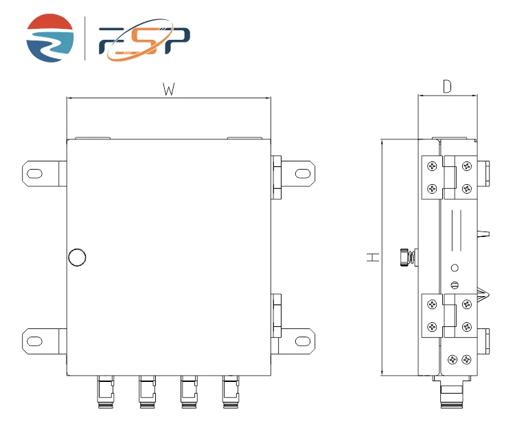 4 Cores SC APC Type Fiber Optic FTTH Terminal Box Distribution for FTTH Applications