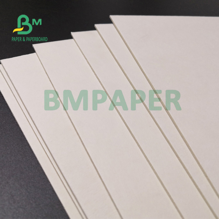 1.2mm 1.4mm Natural White Uncoated Beer Mat Board 720 x 1020 mm High Bulk 