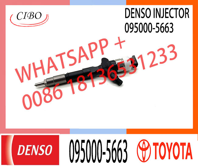 Diesel Common Rail Fuel Injector 0950005663 2367030050 for TOYOTA 2KD-FTV Engine 095000-5663 23670-30050