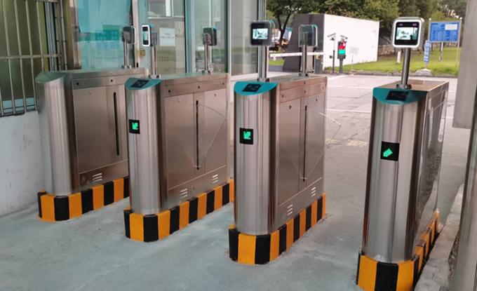 OEM Biometric Recognition Retractable Flap Barrier Turnstile 0