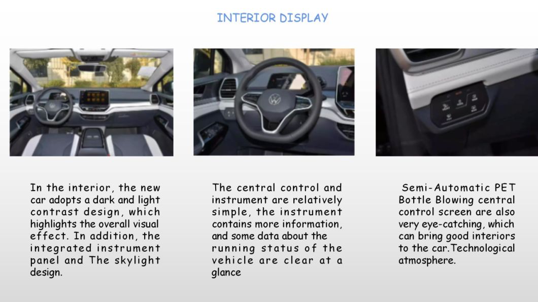 2022 VW ID6 Crozz PRO 160 Km/H 7 Seats Energy Volkswagen EV SUV Electric Vehicle Automobile