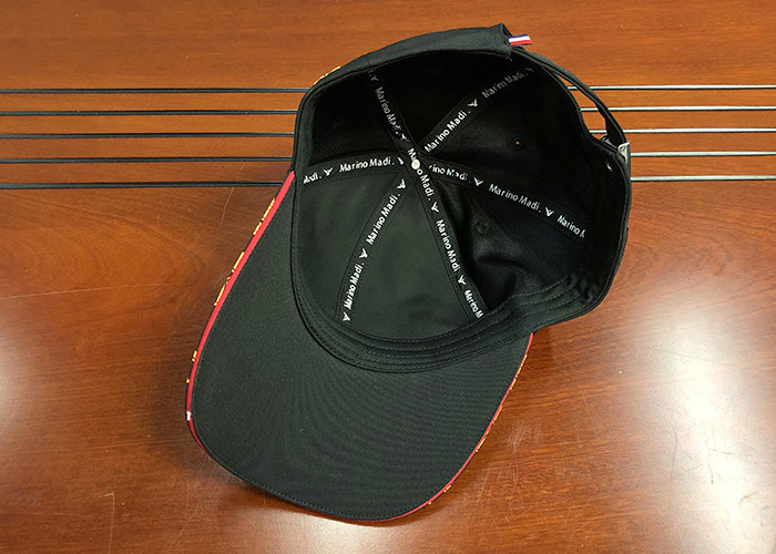 High Quality ACE Unisex Creative Golden Craft Print Peak Red Sandwich Design Cotton Sports Baseball Cap