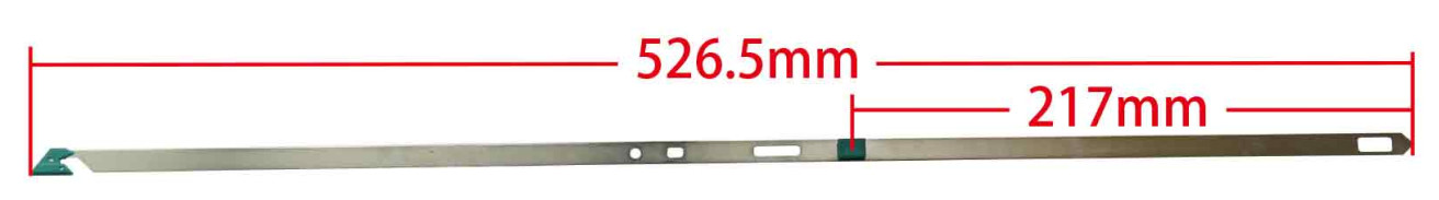 526.5mm Wiele B Type Carpet Weaving Machinery Steel Hook