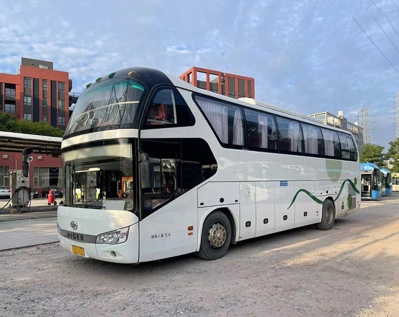 Higer 54seats LHD Euro 5 Second Hand Coach Bus Reliable Transportation Used Tourist Bus