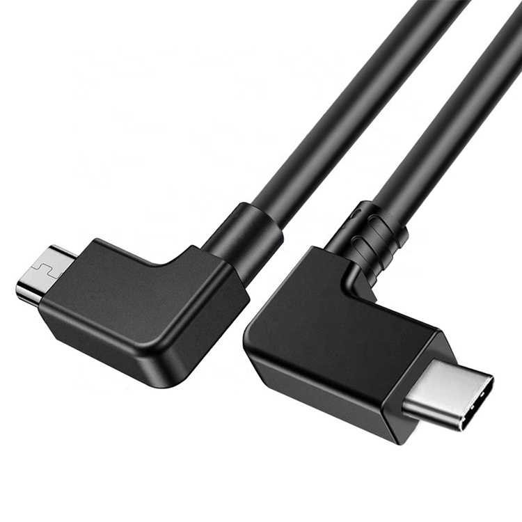 90 Degree Angle Micro B to Type C USB Cable for UAV