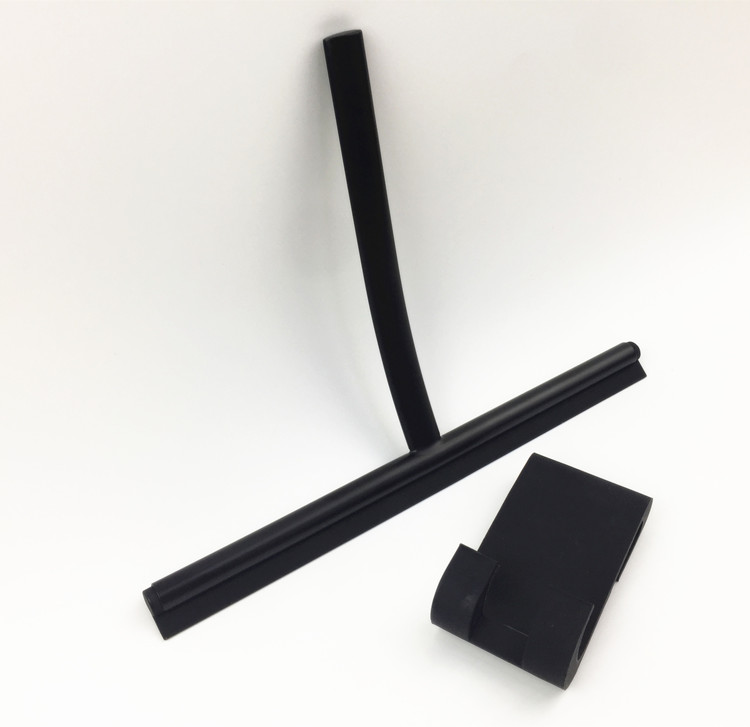 10 Inch Black Stainless Steel Window Squeegee 26.5X21X4 Cm Lightweight