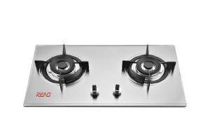 China New Model Two Burner Gas Stove Gas Hob Electric Gas Built In Cooktop on sale